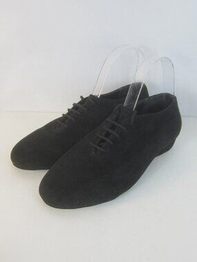 Adornos Women 7 Suede Lace Up Hand Made Tango Shoes Comfort Dance Leather